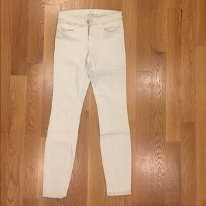 AYR Winter White Skinny Jeans